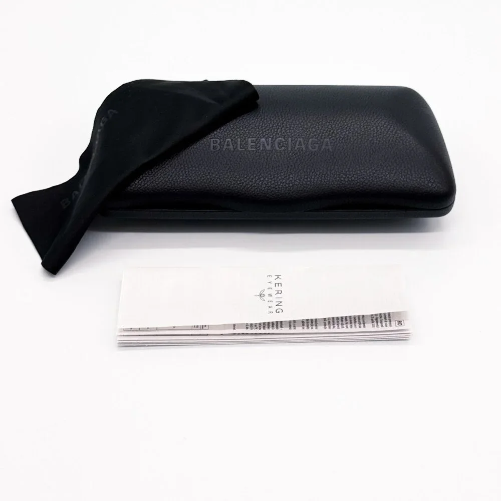 NEW BALENCIAGA BB0277S 001 SUNGLASSES UNISEX BLACK GREY OVAL EYEWEAR BALENCIAGA - Picture 14 of 14